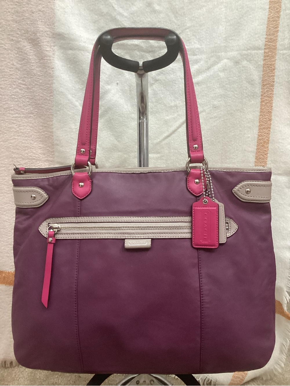 Coach Daisy Spectator Leather Emma Tote  F1381-F23922